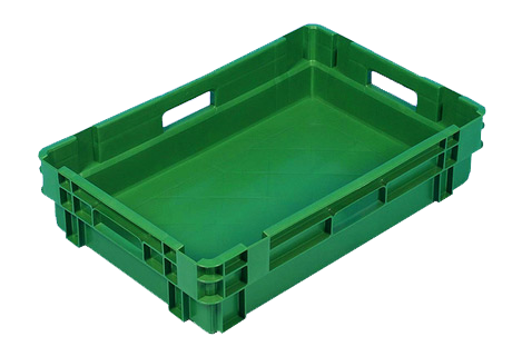 Plastic Crate solid 600x400x140 mm