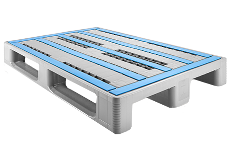 Plastic pallet IP-EUR-L1 - 1200x800