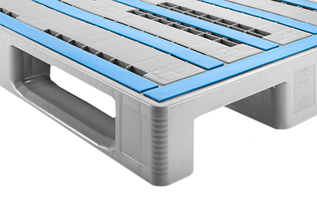 Plastic pallet IP-EUR-L1 - 1200x800