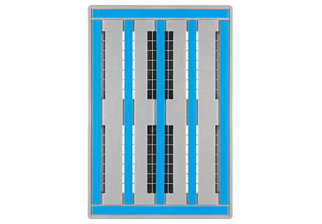 Plastic pallet IP-EUR-L1 - 1200x800