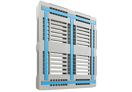 Plastic pallet IP-EUR-L3 - 1200x1000