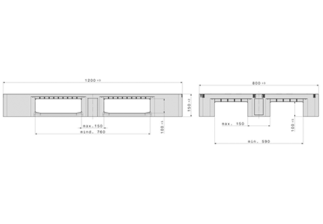 Plastic pallet IP-D-1- 1200x800