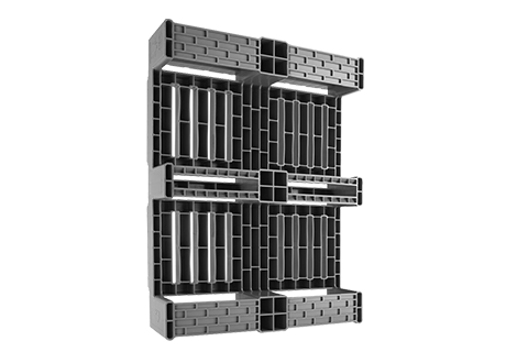 Plastic pallet IP-CR-2- 800x600