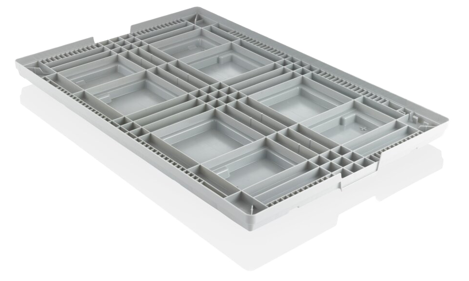 Plastic pallet lid 1200x1000 mm
