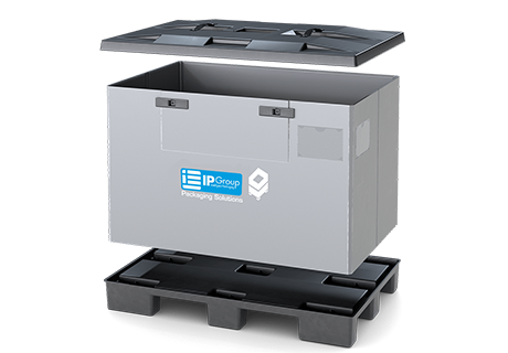 Pallet container1200x800x1200 mm System-1208