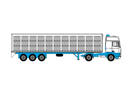 Pallet container1200x800x1200 mm System-1208