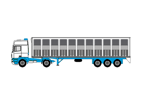 Pallet container1200x800x1200 mm System-1208
