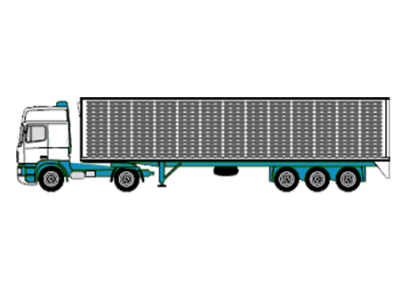 Pallet container 1200x1000x990 mm System-1210KL